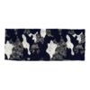 haarband camouflage zilver donkerblauw_1 Haarband Stof 7cm - Camouflage Patroon - Zilver Donkerblauw