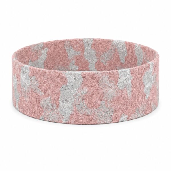 haarband-camouflage-zilver-lichtroze Haarband Stof 7cm - Camouflage Patroon - Zilver Lichtroze