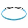Haarband Glitter - Strass Steentjes - Aqua Blauw