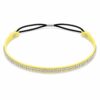 haarband-glitter-steentjes-geel Haarband Glitter - Strass Steentjes - Geel