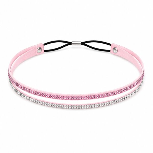 haarband-glitter-steentjes-lichtrz Haarband - Glitter Steentjes - Dubbel - Lichtroze