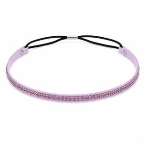 haarband-glitter-steentjes-lila Haarband Glitter - Strass Steentjes - Lila Paars