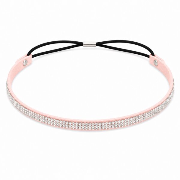 haarband-glitter-steentjes-roze Haarband Glitter - Strass Steentjes - Roze