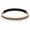 haarband-sierband-ketting-zwart-goud-creme Haarband Sierband 2cm - Gevlochten Ketting - Zwart Wit Goud