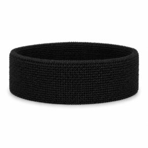 Haarband Sport 4cm - Badstof - Zwart