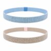 haarband-sport-elastiek-glitter-blauw-roze Haarband Sport 2cm - Glitter Elastiek - Blauw Roze – Set van 2