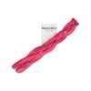 haarband sport gevlochten elastiek_5 Haarband Sport 3cm - Glitter - Gevlochten Elastiek - Roze