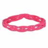 haarband-sport-gevlochten-roze Haarband Sport 3cm - Glitter - Gevlochten Elastiek - Roze