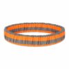 haarband-sport-jersey-grijs-oranje Haarband Sport 3cm - Streeppatroon - Jersey - Grijs Oranje