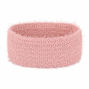 Haarband Stof 7cm - Opengewerkt - Spriet - Roze