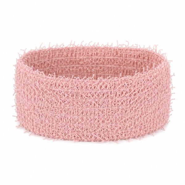 haarband-spriet-elastiek-7cm-roze Haarband Stof 7cm - Opengewerkt - Spriet - Roze