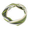 haarband streep stof rood groen_4 Haarband Stof 8cm - Streep Patroon - Groen