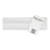 Haarband Stof 6cm - Streep Patroon - Wit