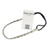 Haarband Sierband 1cm - Studs - Grijs Koper Zilver