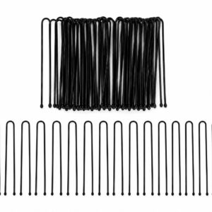 Styling Tool - Haardotspelden 5cm - Recht - Metalen Haarpinnen - Zwart - Set van 40