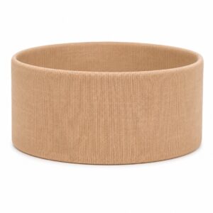 Haarband Stof 9cm - Basic - Beige