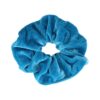 scrunchie-velvet_1 Haarelastiek Scrunchie – Basic – Velvet Stof – Azure Blauw