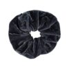 scrunchie-velvet_3 Haarelastiek Scrunchie – Basic – Velvet Stof – Grijs