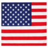 bandana-zakdoek-USA-vlaggenprint-blauw-rood wit-van-haarsoires Bandana Zakdoek 55x55cm – USA Vlaggenprint – Rood Wit Blauw