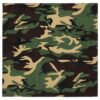 bandana-zakdoek-camouflageprint-groen-van-Haarsoires Bandana Zakdoek 55x55cm – Camouflageprint – Groen