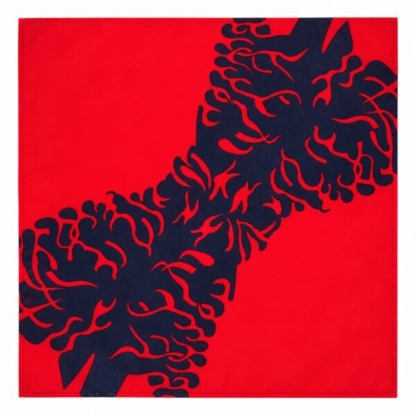 bandana-zakdoek-fantasieprint-rood-blauw Bandana Zakdoek 55x55cm – Fantasieprint – Rood Blauw