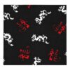 bandana-zakdoek-oosterse-drakenprint-zwart Bandana Zakdoek 55x55cm – Oosterse Drakenprint – Rood Wit Zwart