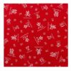 Bandana Zakdoek 55x55cm – Oosterse Print – Rood