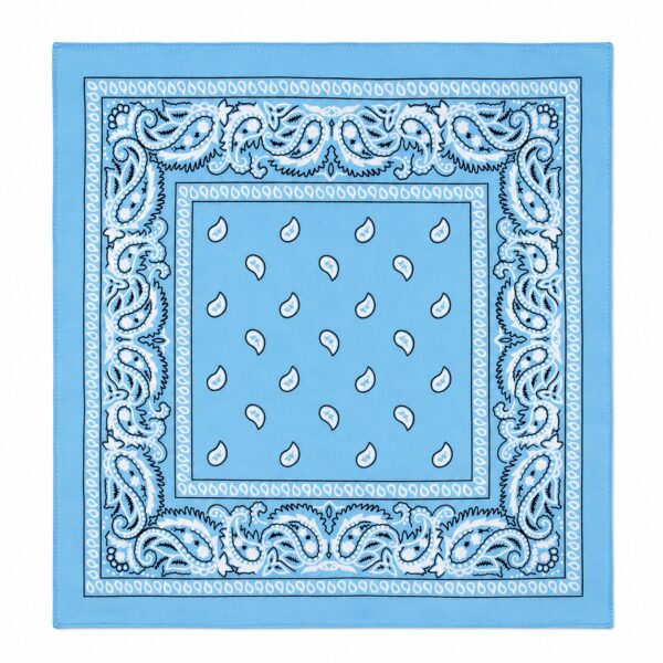 bandana-zakdoek-paisleyprint-lichtblauw Bandana Zakdoek 55x55cm – Paisleyprint – Lichtblauw