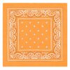 bandana-zakdoek-paisleyprint-lichtoranje-van-Haarsoires Haarband Bandana Zakdoek 55cm – Paisley Print – Lichtoranje