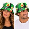 Bucket Hat Hoedje – Avocadoprint – Groen