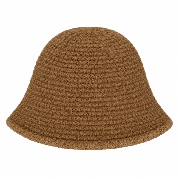 bucket-hat-gebreid-bruin-van-Haarsoires Bucket Hat Hoedje – Gebreid – Bruin