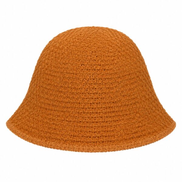 Bucket Hat Hoedje – Gebreid – Oranje