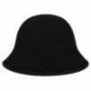 bucket-hat-gebreid-zwart-van-Haarsoires Bucket Hat Hoedje – Gebreid – Zwart