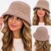 Bucket Hat Hoedje – Teddy – Beige