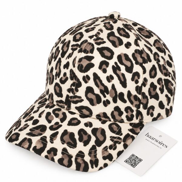 Cap Pet - Panterprint - Zwart Bruin Beige