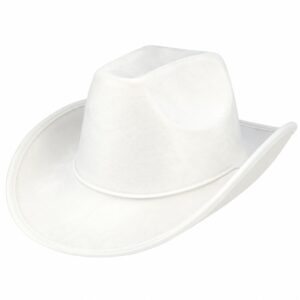cowboyhoed-velvet-wit-van-Haarsoires Cowboyhoed - Western Hoed - Velvet - Wit