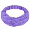 Haarband 3-in-1 - Glitterprint - Paars