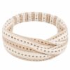 Haarband 3-in-1 - Opengewerkte Stof - Beige