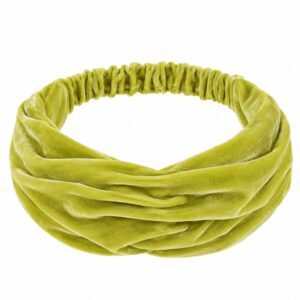 Haarband Bandana - Velvet Stof - Groen