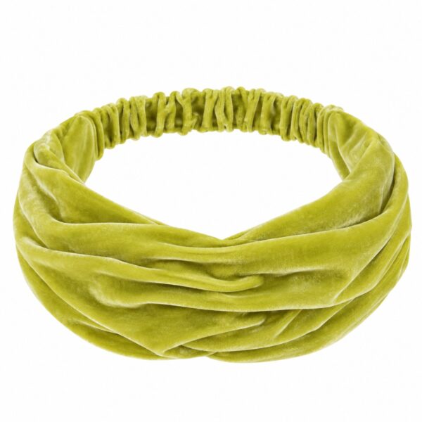 Haarband Bandana - Velvet Stof - Groen