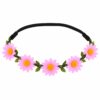 Haarband met Bloemen - Lila Paars