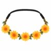Haarband met Bloemen – Oranje