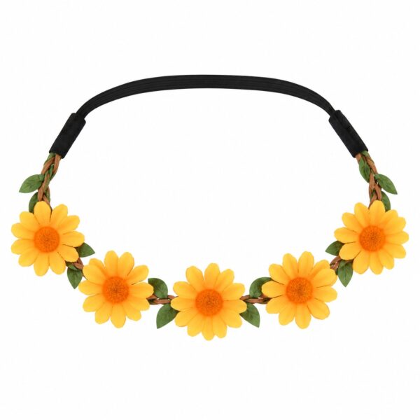 Haarband met Bloemen – Oranje