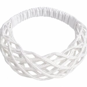 Haarband 3-in-1 - Opengewerkt - Wit