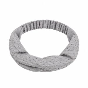Haarband Bandana - met Studs - Grijs