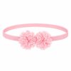 haarband-tule-bloem-roze-van-Haarsoires Haarband met Tule Bloemen - Roze