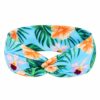 haarband-twist-tropische-bloemenprint-blauw-van-Haarsoires Haarband Twist – Tropische Bloemenprint – Lichtblauw