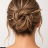 Haarpin 17cm - Krulvorm – voor Knot – Metaal – Goud