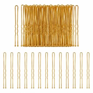 haarpinnen-6cm-goud Styling Tool - Haarpinnen 6cm - Haardotspelden - Goud - Set van 40