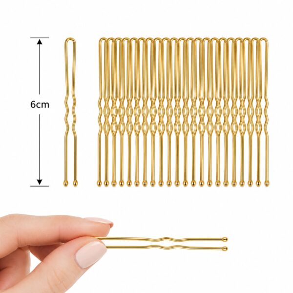 Styling Tool - Haarpinnen 6cm - Haardotspelden - Goud - Set van 40